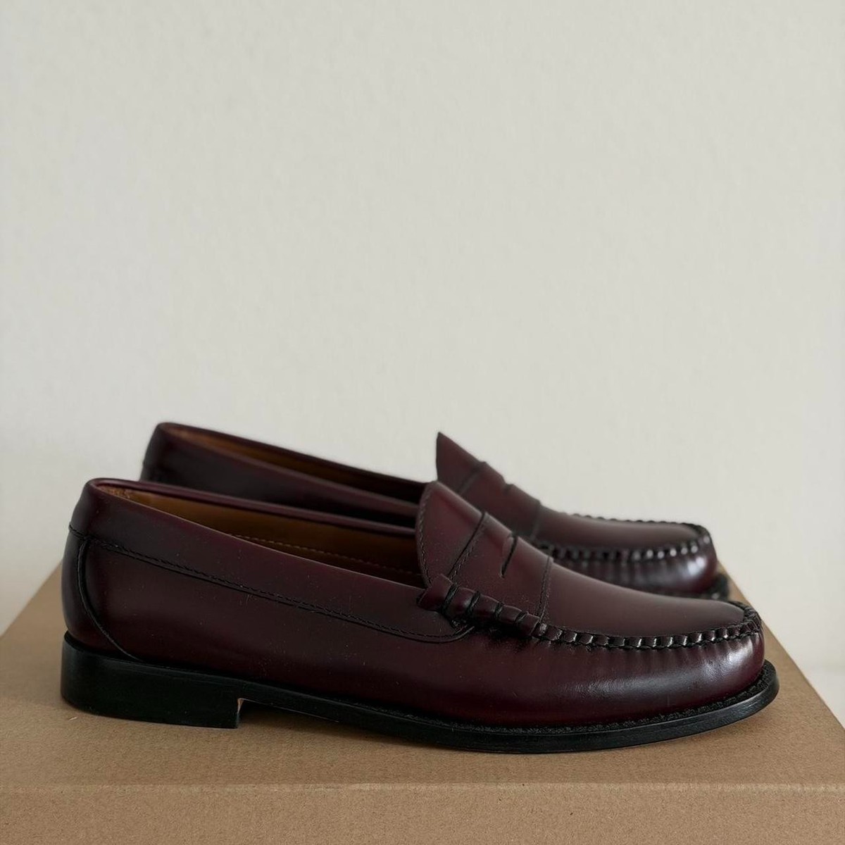 J.Crew Penny Loafers in Wine, Size 8.5 | eBay