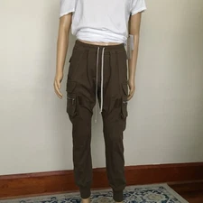 Rick Owens RU02D6396 BA Mastodon Cargo 35 Bean - Men’s Size 48 M