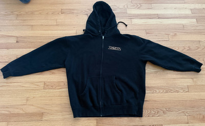 Eagles Life In The Fast Lane Black Full Zip Hoodie Faded Tag See Measurements