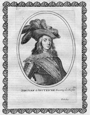 Don Juan de Austria Regensburg Statthalter Niederlande Portrait Kupferstich 1650