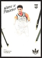 8673J 2021-22 Panini Court Kings #21 Cameron Thomas Works in Progress