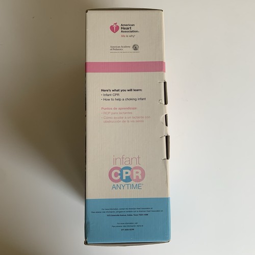 Kit Completo Manichino Bambino Allenamento DVD Associazione Cuore CPR Anytime AHA Infant - Foto 3 di 4
