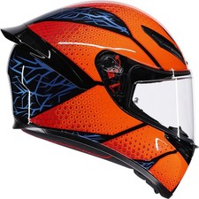 K1 S Helmet - Speedarmor - Black/Orange/Blue ...