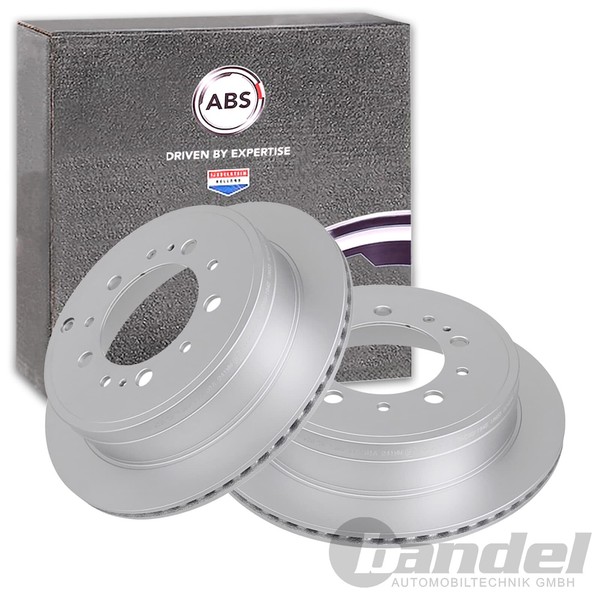 2X A.B.S. Bremsscheiben 345Mm Hinten Passend FüR Toyota Land Tundra-image