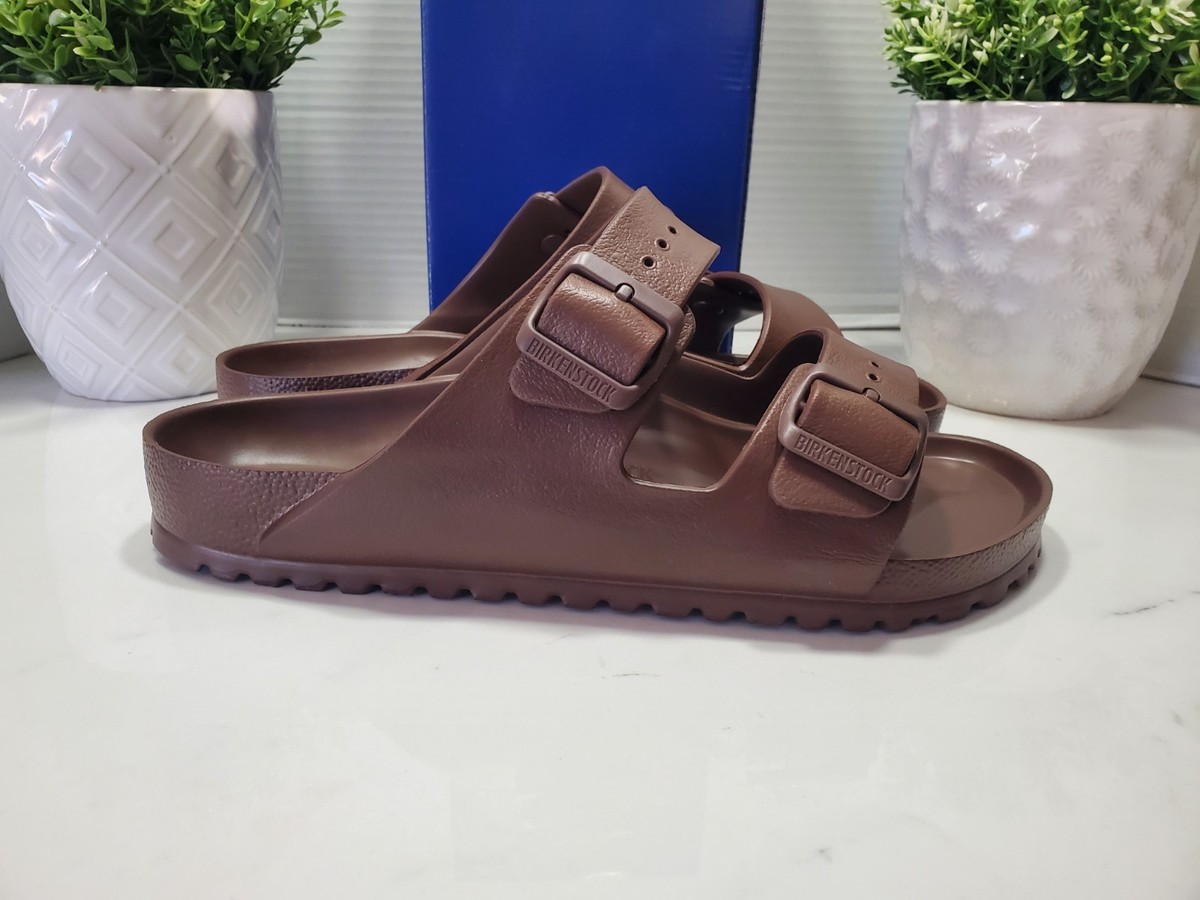 Birkenstock Arizona Brown Leather Sandals Slip On Men\'s 41 EU/8 US Wide Men main image 2