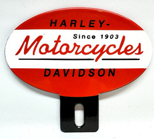 Harley Davidson - License Plate Topper Sign - Pump Plate Door Push Advertisement