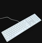 Apple A1243 Aluminum Wired Keyboard MB110LL/A Full Size, Slim, Mac, Genuine OEM