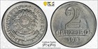 Brazil 1961 2 Cruzeiros PCGS MS 64
