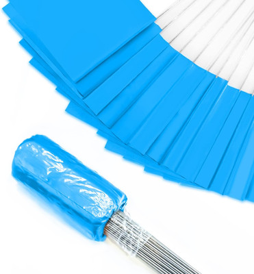 100Pack Blue Marking Flags, Writable/15X4X5 Inch, Yard Flags for Lawn & Irrigati