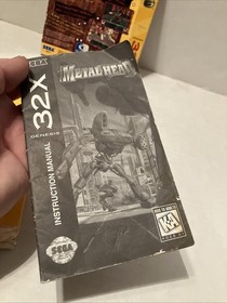 Metal Head (Sega 32X, 1995) Box, Tray And Manual Only. -NO GAME-