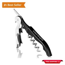 Foldable Heavy-Duty Wine Key with Double Hinged Cork Removal – Elegant & Durable