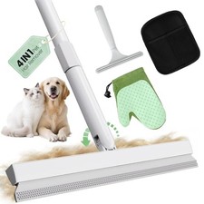 Carpet Rake for Pet Hair Removal Tool - 4 in 1 Pet Hair Remover Kit for Dog Cat