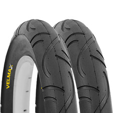 VELMAX 2x 26 x 1.95 Foldable Tyres 50-559 Slick City Road Bike Bicycle (PAIR)