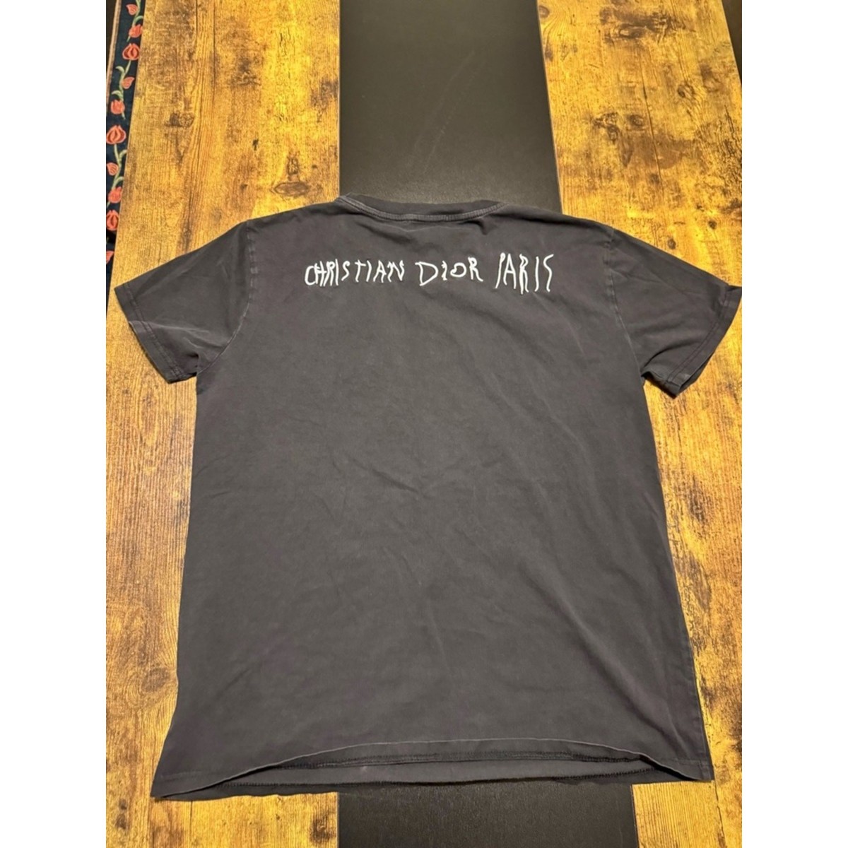Dior LATENIGHT PARIS Tシャツ Christian Dior Paris Logo Tee Black XL Made in Portugal Graphic