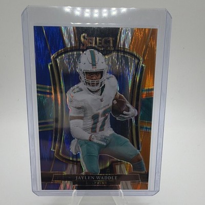 2025 Panini Select Jaylen Waddle Premier Level Prizm /35 #182 Miami Dolphins