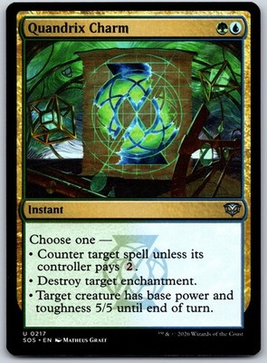 Quandrix Charm 217 SOS Secrets of Strixhaven NM MTG