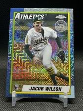 2025 Topps Chrome Jacob Wilson Rookie RC 35th Anniversary Mojo Refractor Rookie