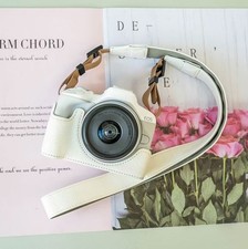 For Canon EOS R50 R100 Camera Bag Leather Dock Case Base Protection Cover shell