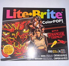 Lite-Brite ColorPOP Stranger Things Set 658 Pieces w/ 6 Color Templates Age 6
