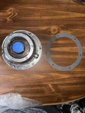 Aluminum Hub Cap 343-4024 for Trailer Axle Stemco W/ Side Pipe Plug and Gasket