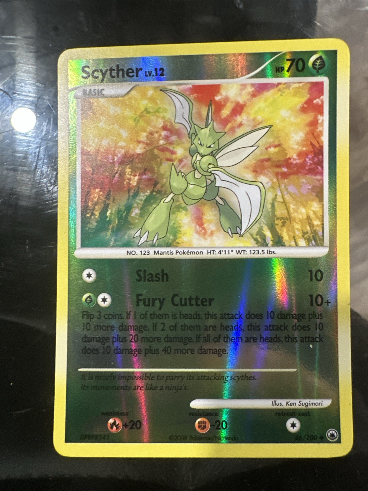 Scyther [Reverse Holo] #46 Pokemon Majestic Dawn