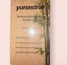 16 Pack Of Biodegradable Bamboo Toothbrushes. Two In Each Pack  Colors.