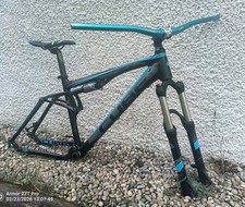 Cube AMS 130mm travel 26" wheel mountain bike full suspension frame forks shock