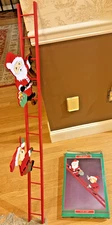 House of Lloyd Christmas Around World Up The Ladder Wood Display '91 Vintage