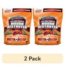2 pack Spectracide Fire Ant Shield Mound Destroyer Granules 3.5 lb Ant Killer