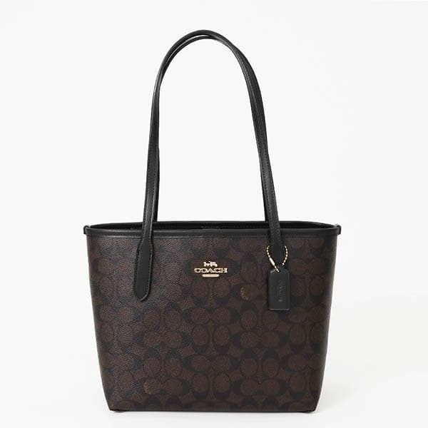Coach Small City Tote Bag In Signature Canvas CU759 outlet new | eBay