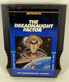 The Dreadnaught Factor (Intellivision, 1983) Game Cartridge, Box, Overlay