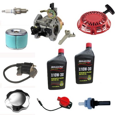 28400-ZE2-W01ZA Kit Fits Honda GX240 GX270 Carb Tune Up w/ Oil & Fuel Cap