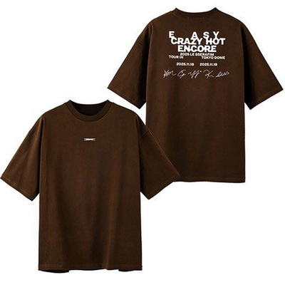 2025 LE SSERAFIM TOUR 'EASY CRAZY HOT' ENCORE IN TOKYO DOME TSHIRT