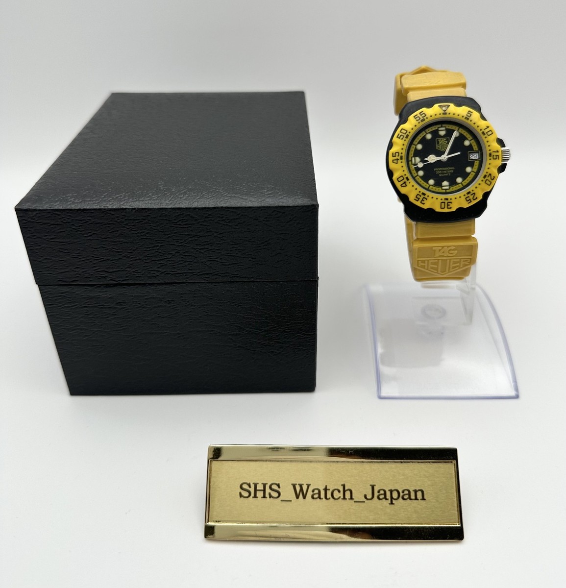▶️ [Exc+5 w/Box] TAG Heuer Formula 1 380.513/1 Yellow Quartz