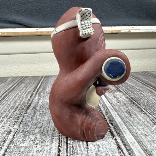 RARE Sato Hakata Doll Co Octopus drinking Sake figurine made in Japan - Picture 5 of 8