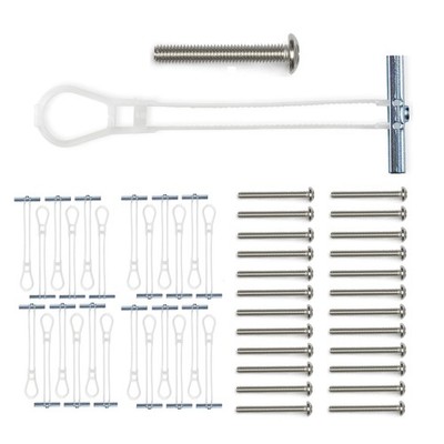EDA1426 Universal Wall Anchor For Steel Metal Stud TV Mount 90 LB 25 PCS