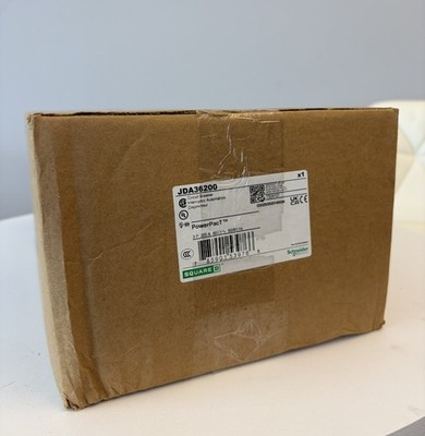 New Square D JDA36200, 200A, 3 pole, 600VAC, 18kA Circuit Breaker Schneider