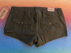 NWT Army Green Cargo Patched Twill Shorts * Women/Junior Size 7 * Mudd * — photo 2