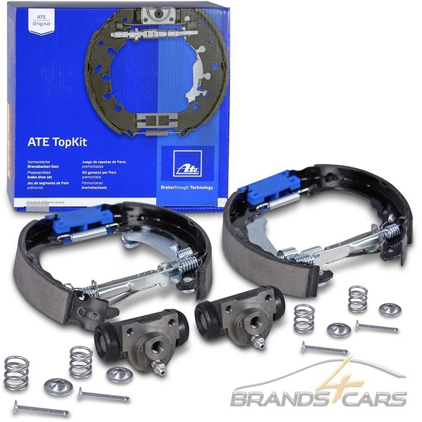 ATE Topkit Bremsbackensatz Hinten FÜR Fiat 500 Panda 169 Ford KA RU8 BIS 05.2010-image