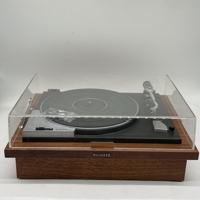 Vintage Pioneer PL-41 Turntable Japan Woodgrain New Belt  Excellent Condition