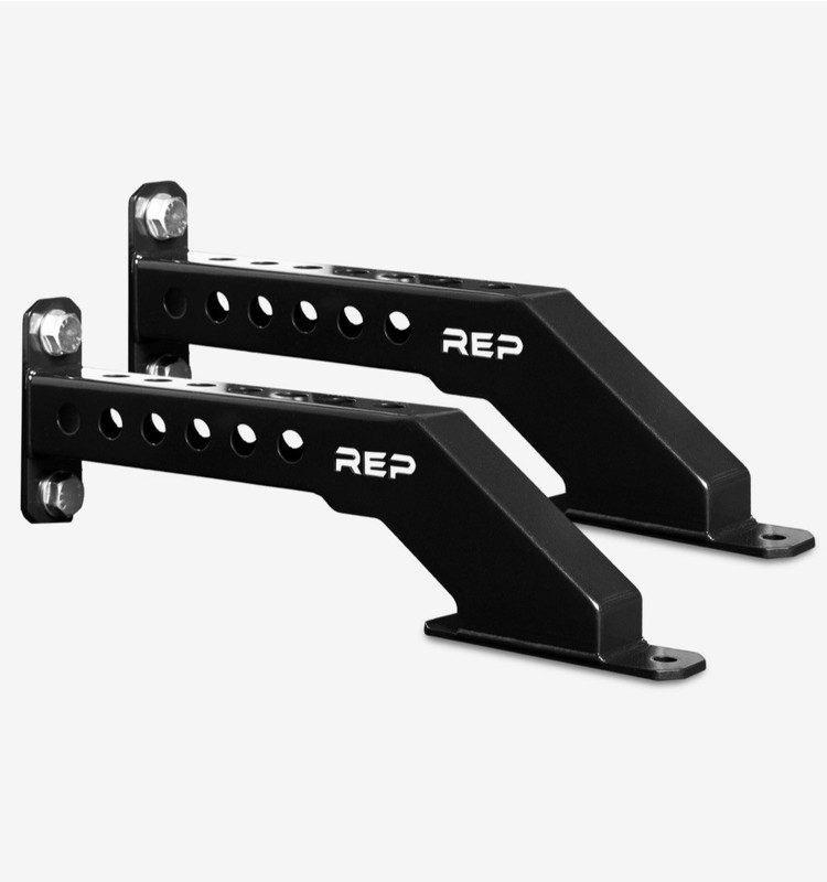 Rep Fitness Front Foot Extension Pair 2.0 (PRA-5153) Black