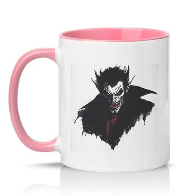 Gruselige Vampir Gothic Kunst Unisex 11oz Keramik Tasse Vampir Kunst Horror Geschenk