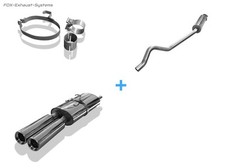  Komplettanlage Opel Astra F Stufenheck 1-Punkt-Aufhängung