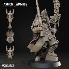 Grimdark Trench Priest Apocalypse - Resin Miniature Proxy Multi Kit