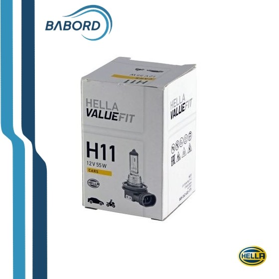 Hella MPN 8GH 242 632-171 Halogenlampe H11 12V 55W PGJ19-2-image