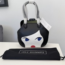 LULU GUINNESS Pollyanna Doll Face Leather Bag Handbag ~ BNWT
