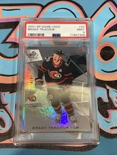 Brady Tkachuk 6/7 PSA 9 2021-22 Upper Deck SP Game Used Ottawa Senators (SH2)