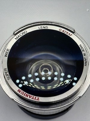 BOWER TITANIUM 0.42XAF DIGITAL MACRO FOCUS SUPER WIDE LENS + caps 52mm Screw