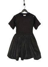 Alexander McQueen 2022 Black Short Sleeves Cut Out Flare Mini Dress - 40 IT