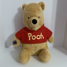 Disney Store Winnie The Pooh Bear 16" Plush Stuffed Animal New With Tag Applause